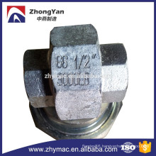 1/2" Steel Union Pipe Fitting, Galvanised Pipe Fitting